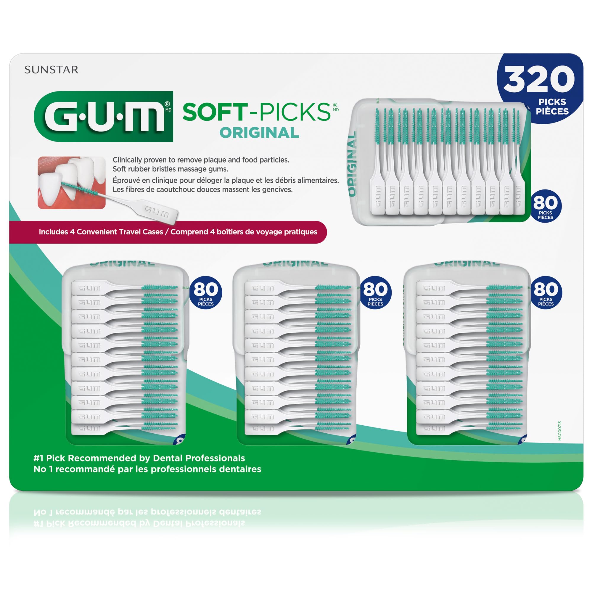 GUM Soft-Picks Original Interdental Picks for Gum Health

