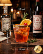 Hioasis Clear Disposable Cups with Decorative Rim | BPA-Free

