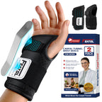 FEATOL Carpal Tunnel Wrist Brace with Splint | Work Night

