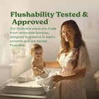 Caboo Bamboo Flushable Wipes | Septic Safe & Biodegradable

