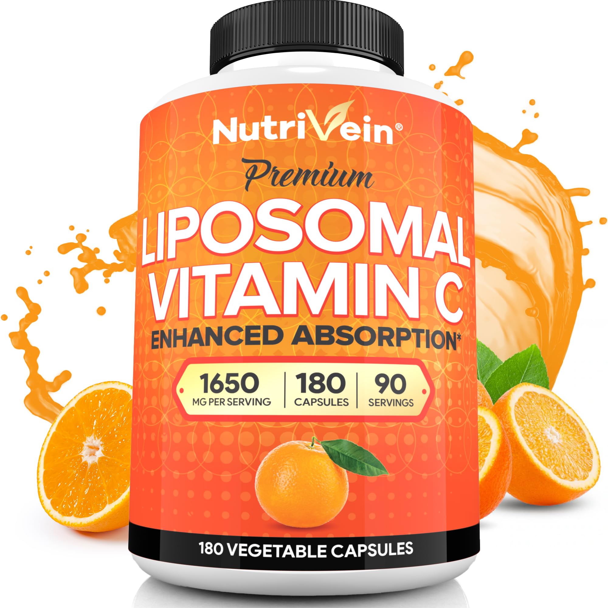 Nutrivein Liposomal Vitamin C Supplement | High Absorption

