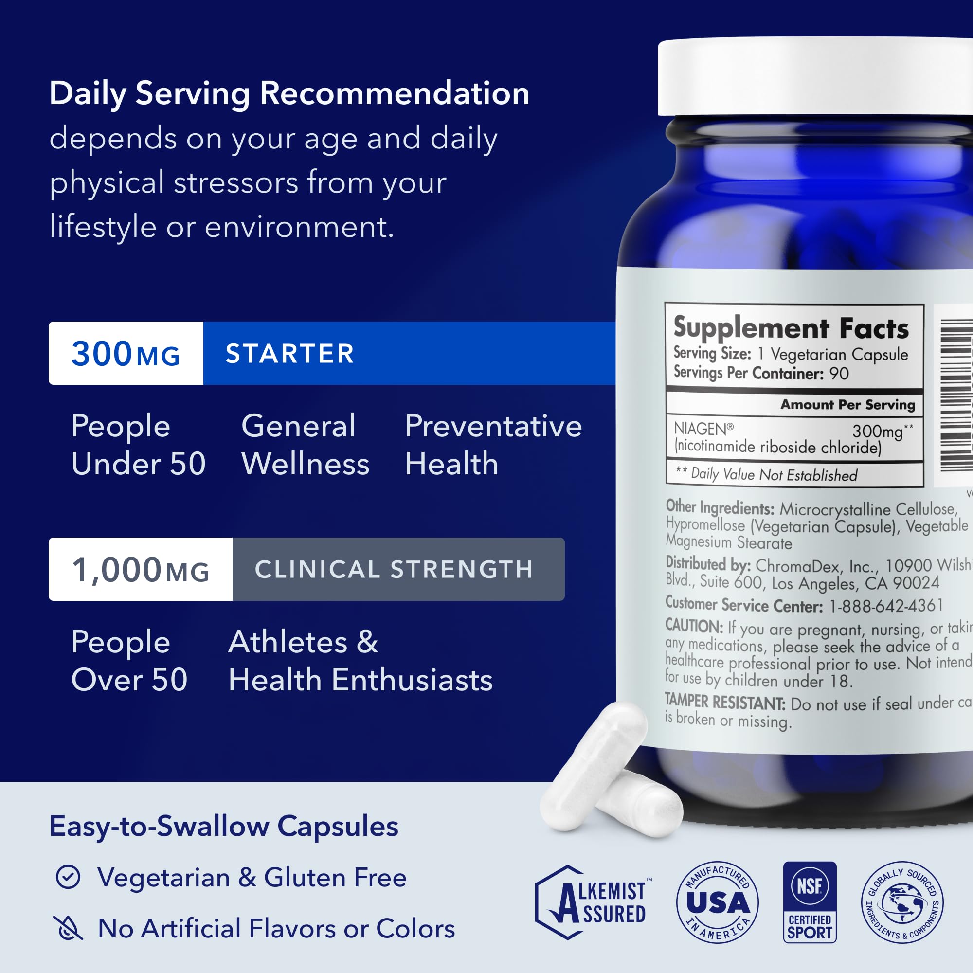 Tru Niagen NAD+ Supplement – Patented Niagen Formula

