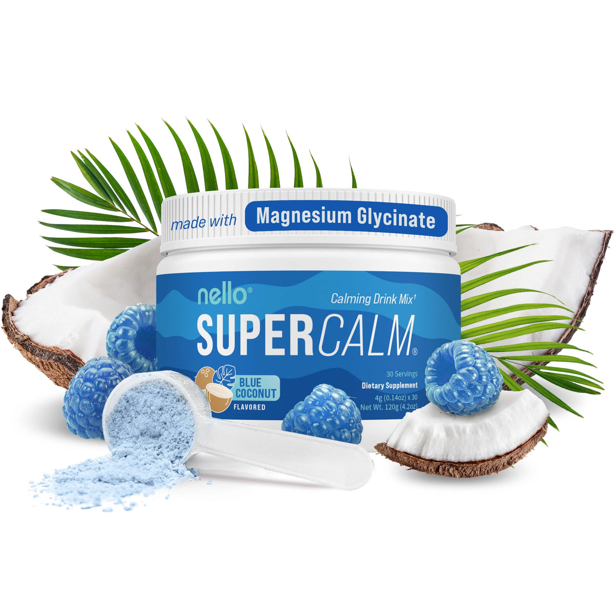 Nello SuperCalm Powdered Drink Mix Adaptogenic Sleep Support