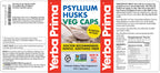 Yerba Prima Psyllium Husk Fiber Supplement 625 mg

