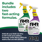 RMR Brands Mold & Mildew Removal Kit | Disinfectant Spray

