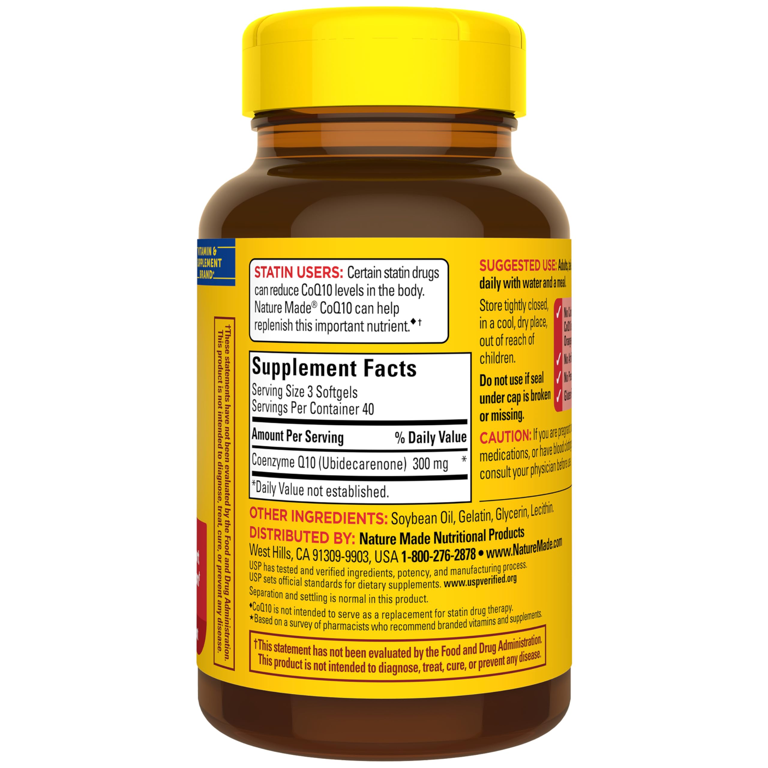 Nature Made CoQ10 Dietary Supplement | Heart Health

