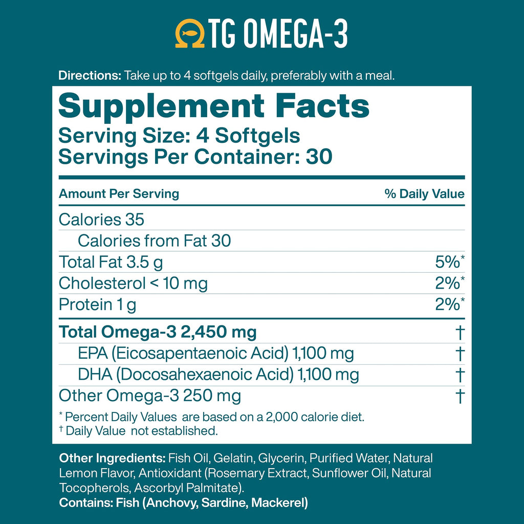 MacuHealth Omega-3 Fish Oil for Eye and Brain Health

