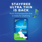 Stayfree Feminine Pads with Integrated Absorption

