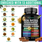 Adndale Sea Moss with Ashwagandha Turmeric & Black Seed Oil

