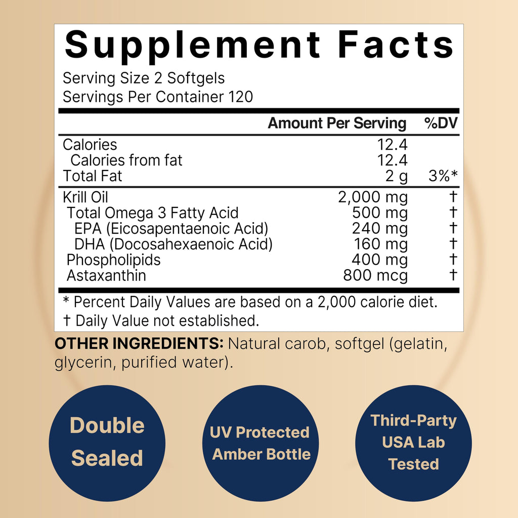 NatureBell Krill Oil Omega-3 Supplement for Joints

