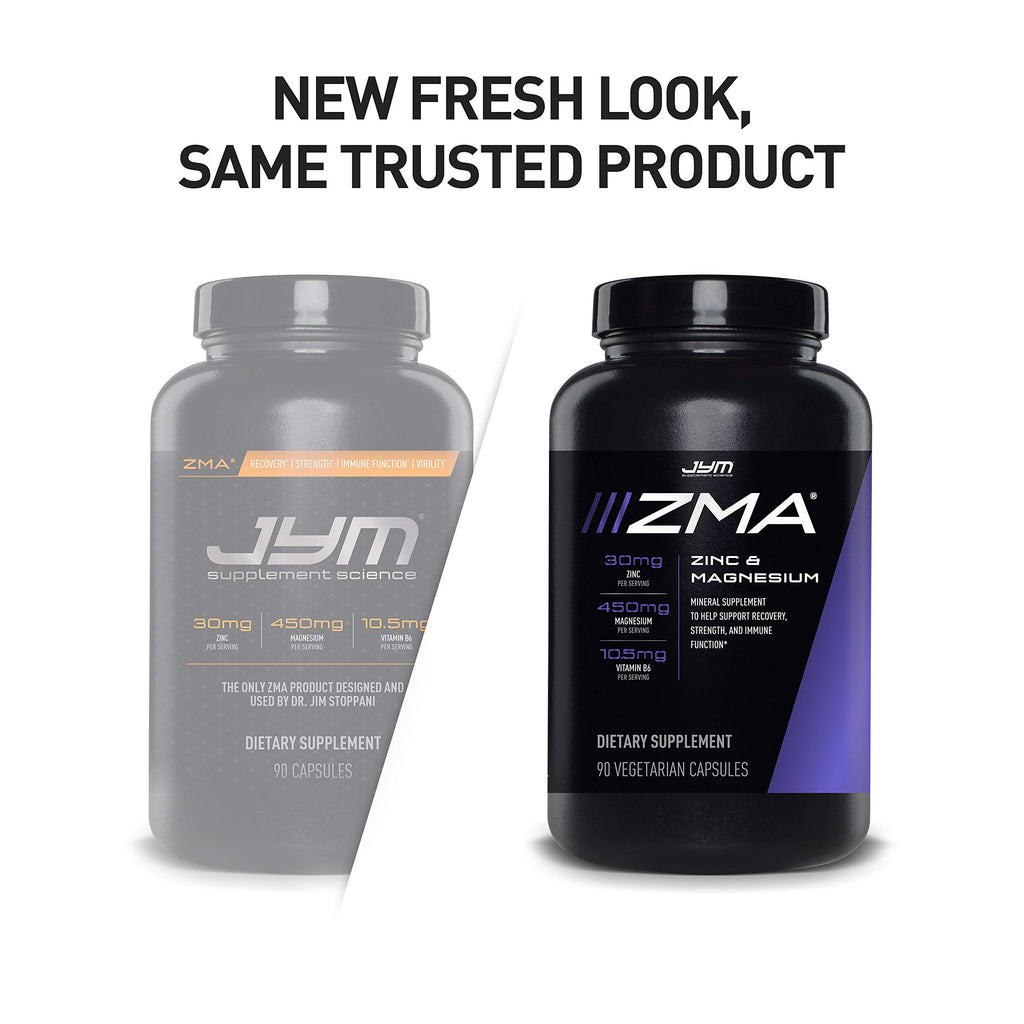 JYM ZMA Zinc Magnesium Vitamin B6 Capsules


