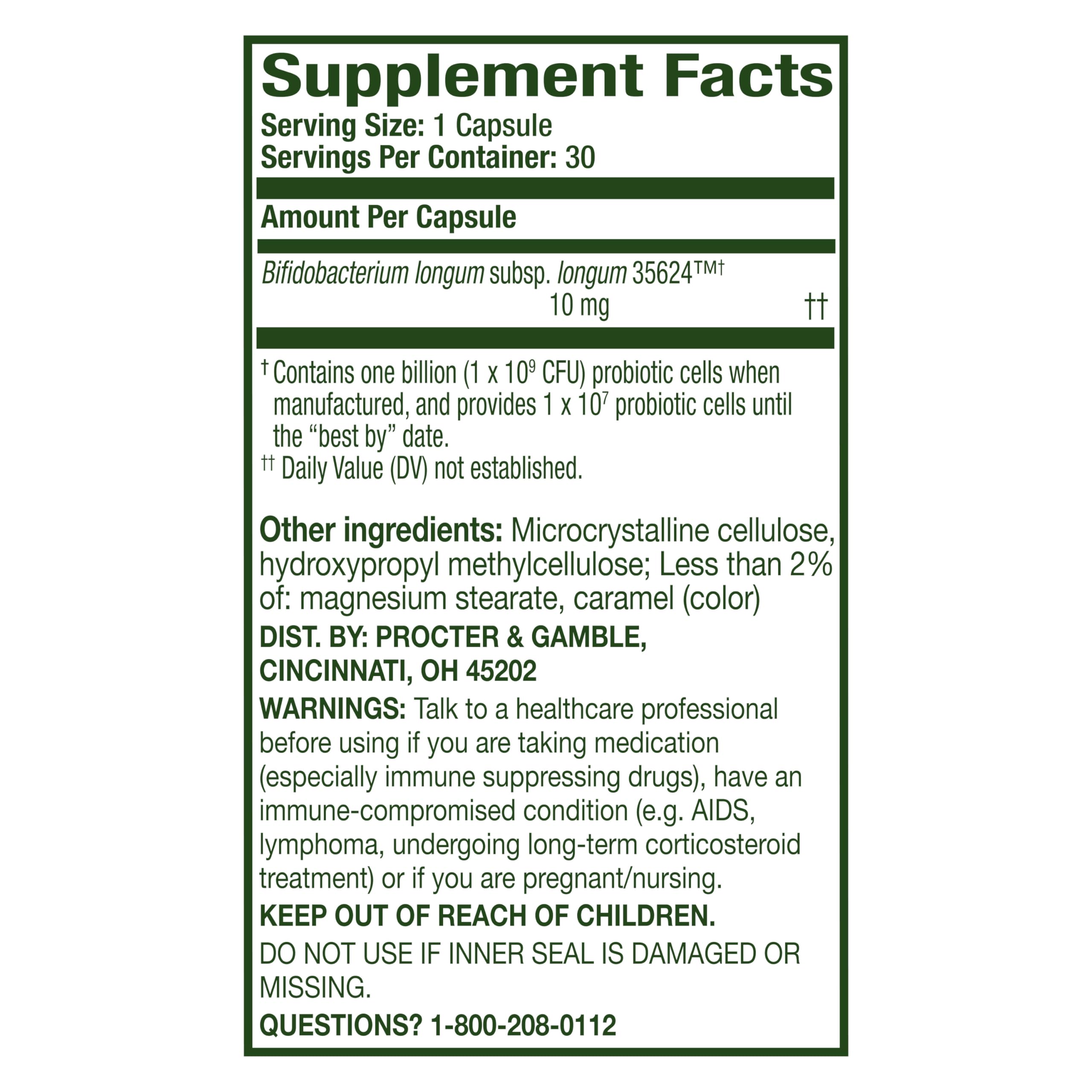 Align Pro Formula Probiotic for Digestive Health


