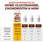 Arazo Nutrition Glucosamine Chondroitin Joint Support

