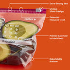 Hefty Calendar Slider Bags with Date Labels

