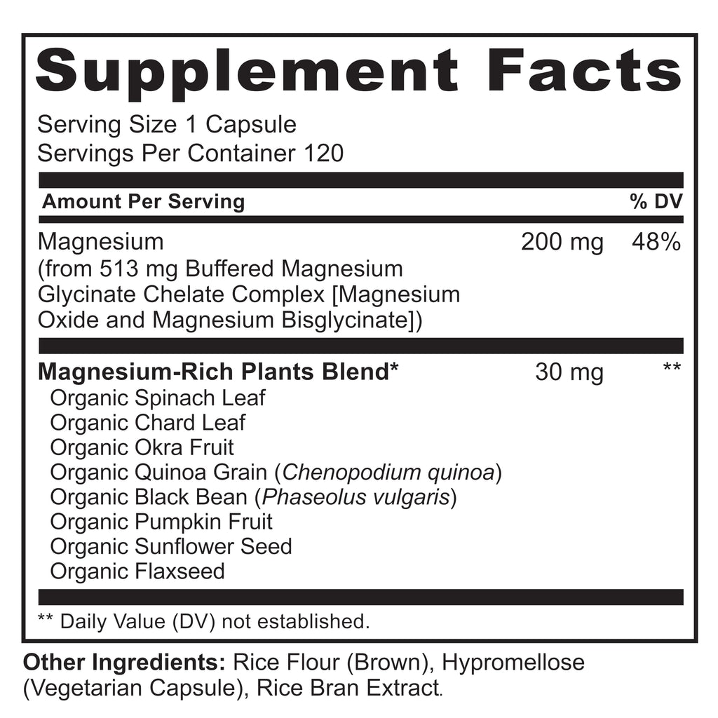 Naturelo Magnesium Glycinate Chelate Complex - Sleep & Calm

