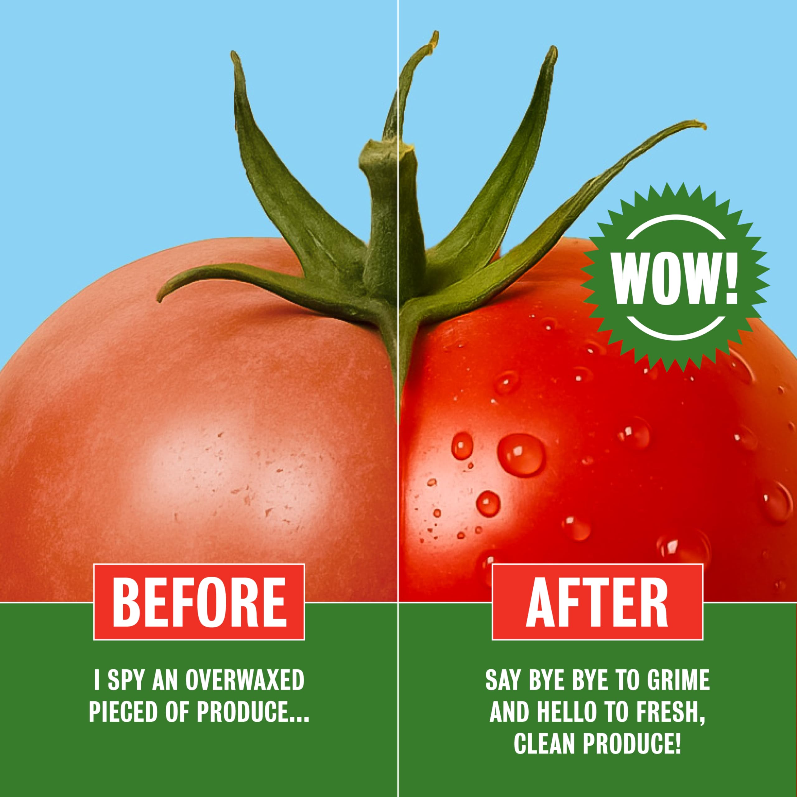 Rebel Green Fruit & Veggie Clean | Plant-Based Produce Wash

