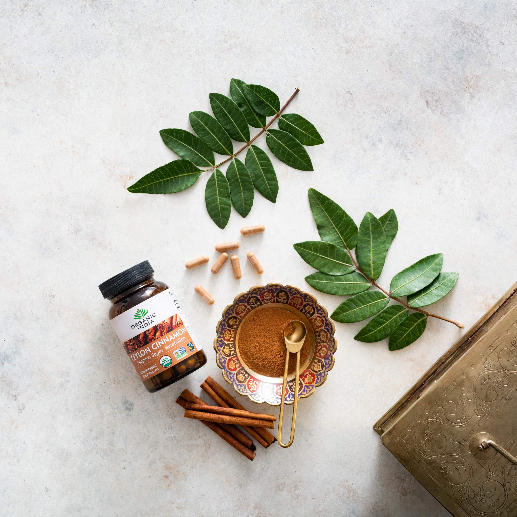 Ceylon Cinnamon Herbal Supplement | Organic India

