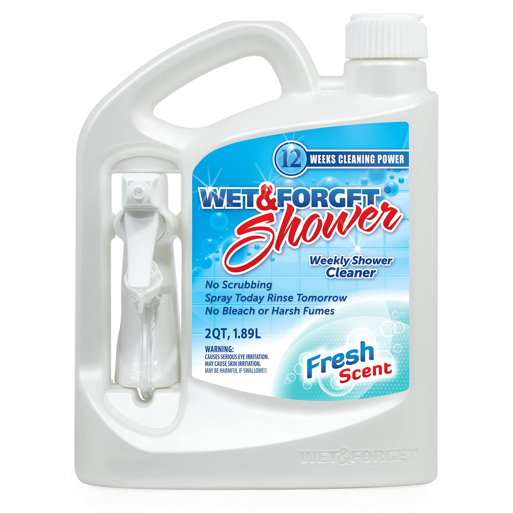 Wet & Forget Shower Cleaner Multi-Surface Weekly No Scrub Bleach-Free Formula