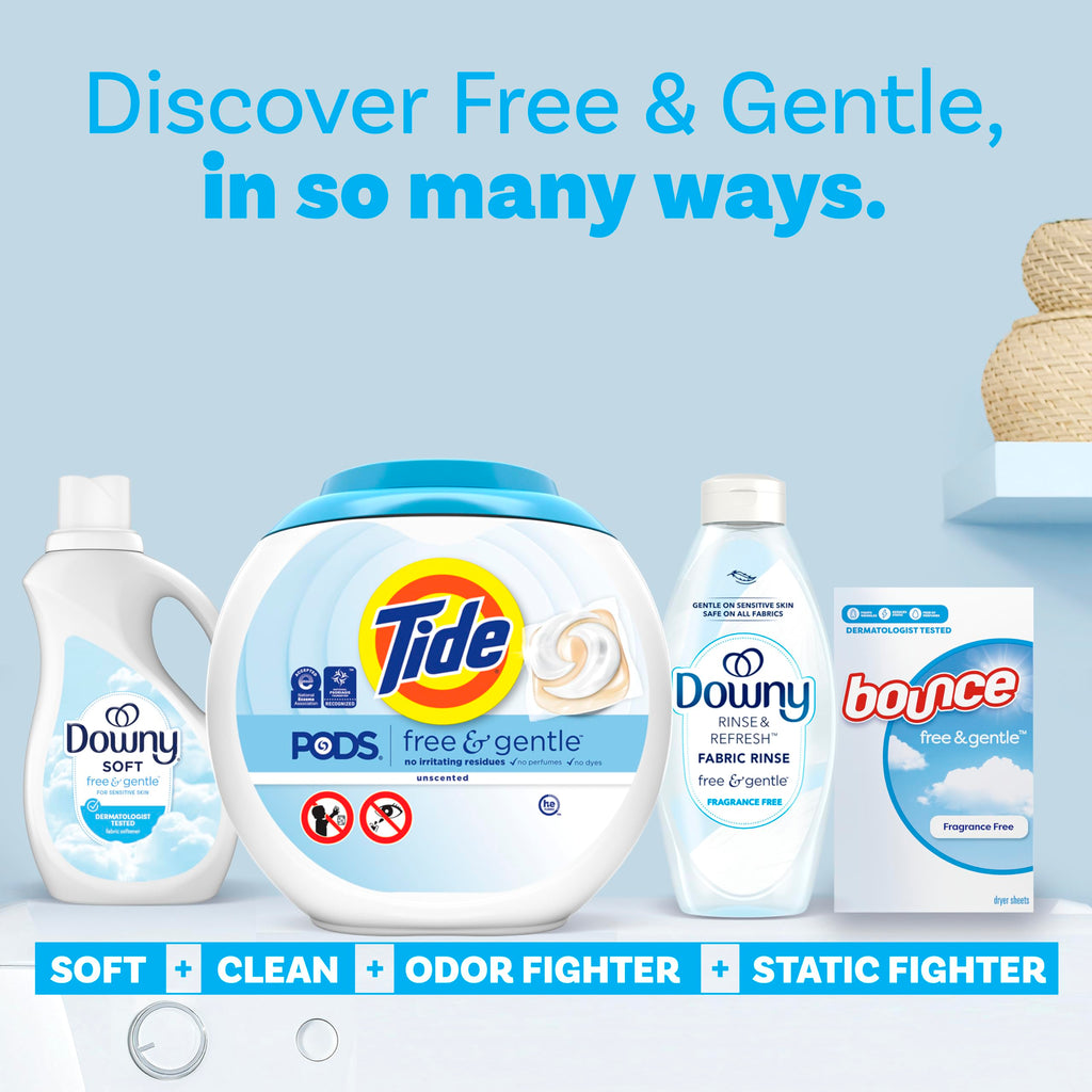 Tide PODS Free & Gentle Pods | Hypoallergenic


