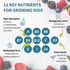 Igennus Methylated Kids Multivitamin Gummies | Clean Label

