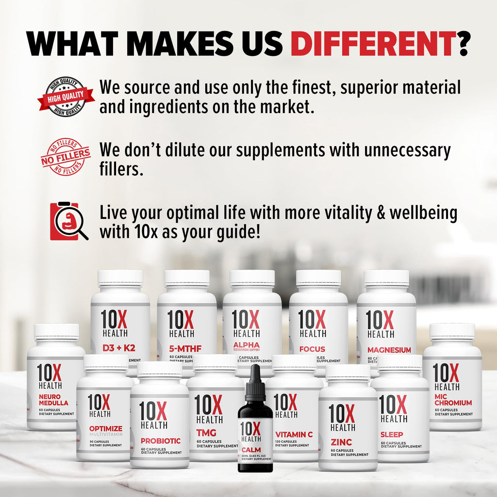 10X Health TMG Dietary Supplement for Liver and Heart

