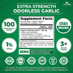 Garlic Extract by Zazzee: Organic Odorless 20:1 Allicin

