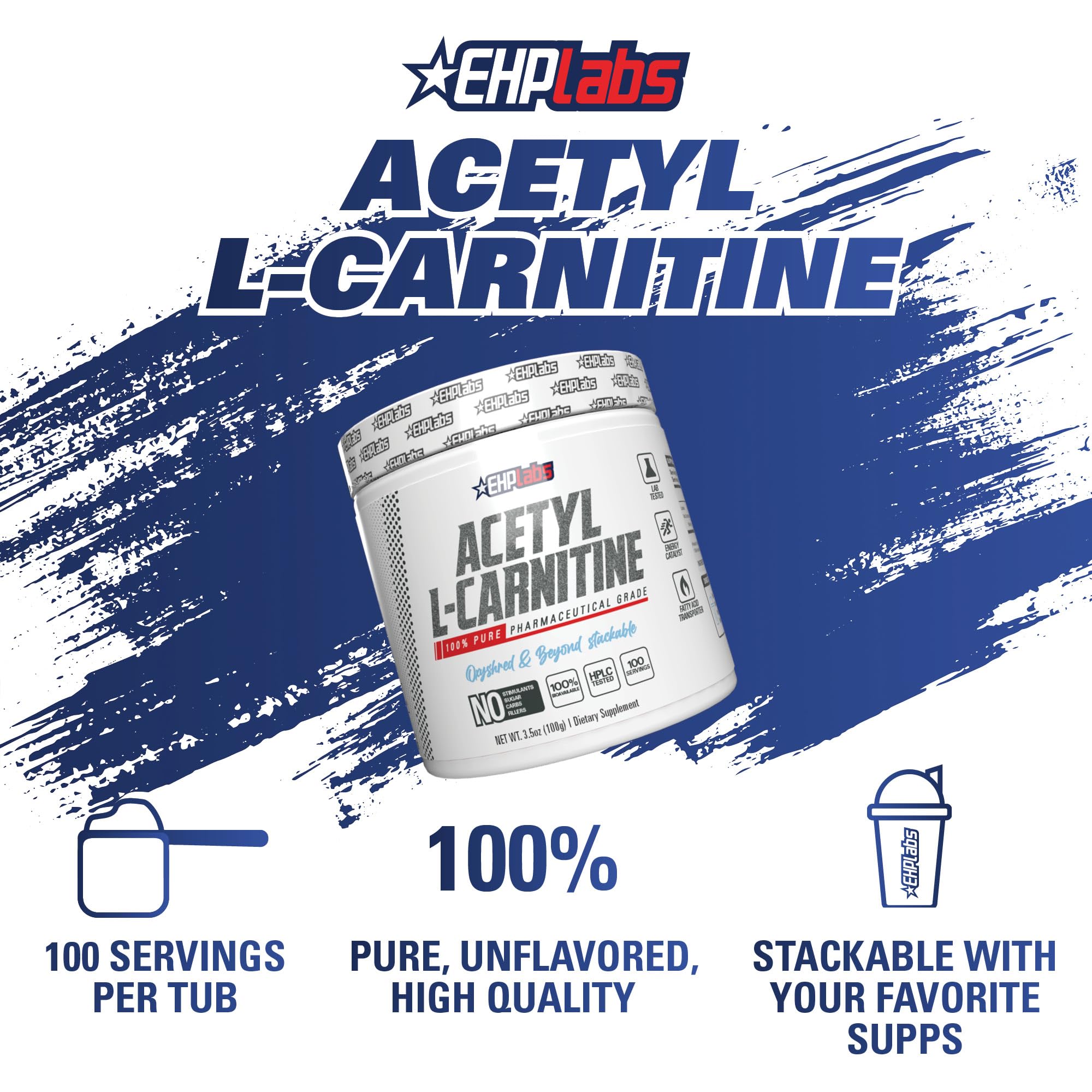 EHP Labs Acetyl L-Carnitine Powder – Brain Health & Energy


