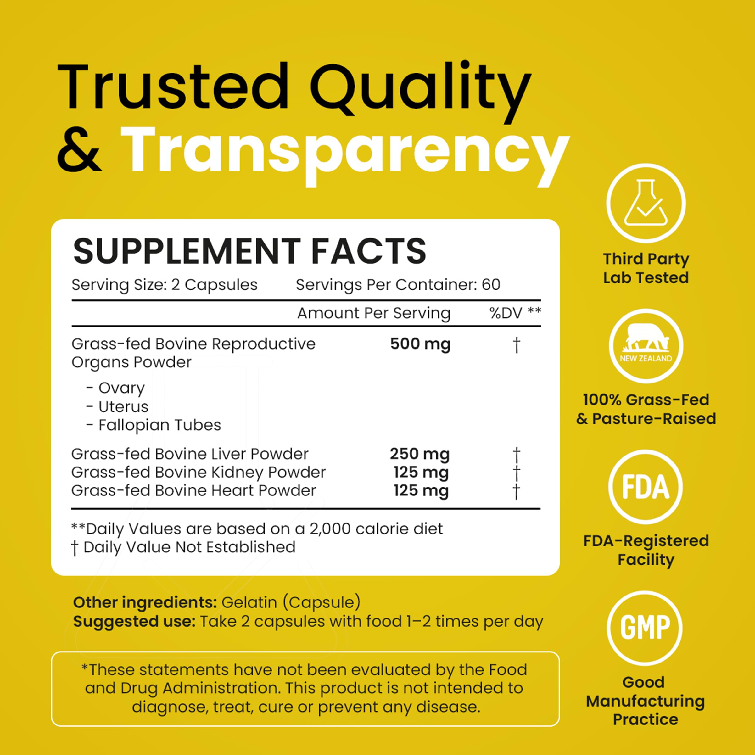 Beef Organ Supplement for Women - Hormone Balance

