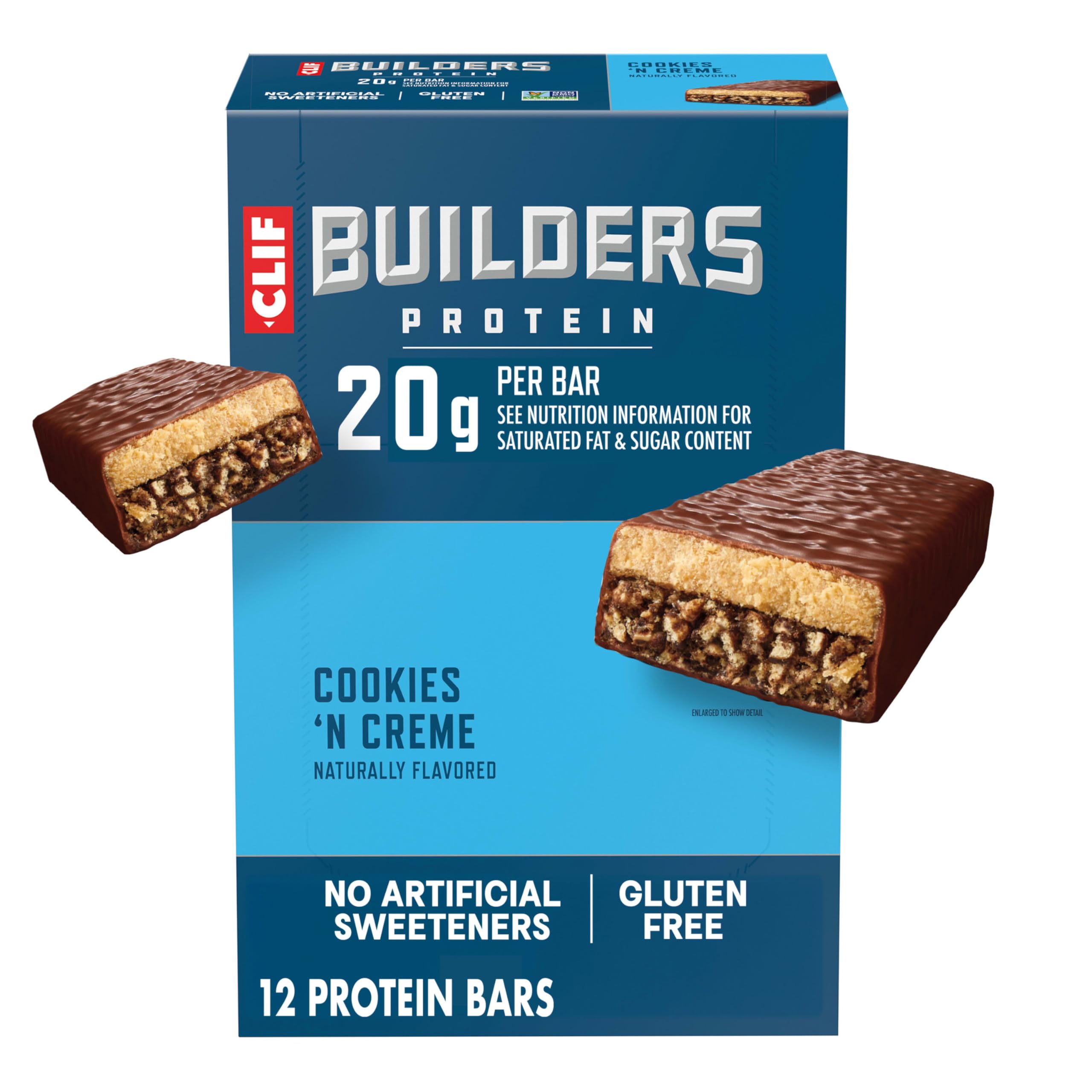 CLIF BUILDERS Plant Based Protein Bars

