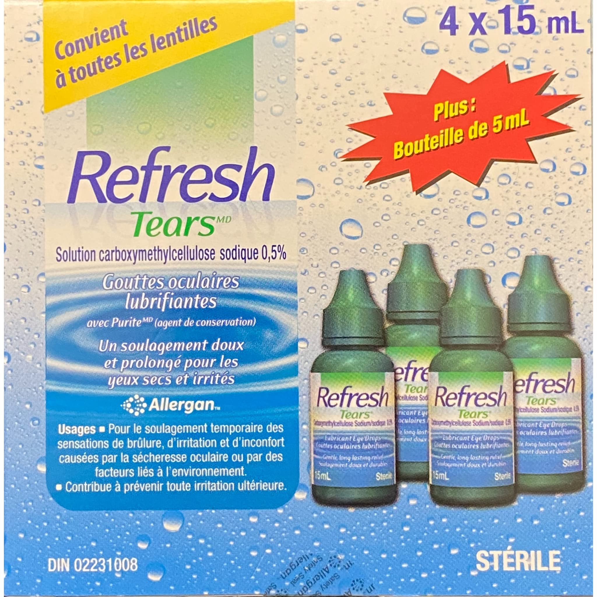 Refresh Tears Lubricant Eye Drops for Dry Eye Relief


