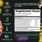 SuperBonsai Milk Thistle Drops - Doctor-Formulated, Vegan

