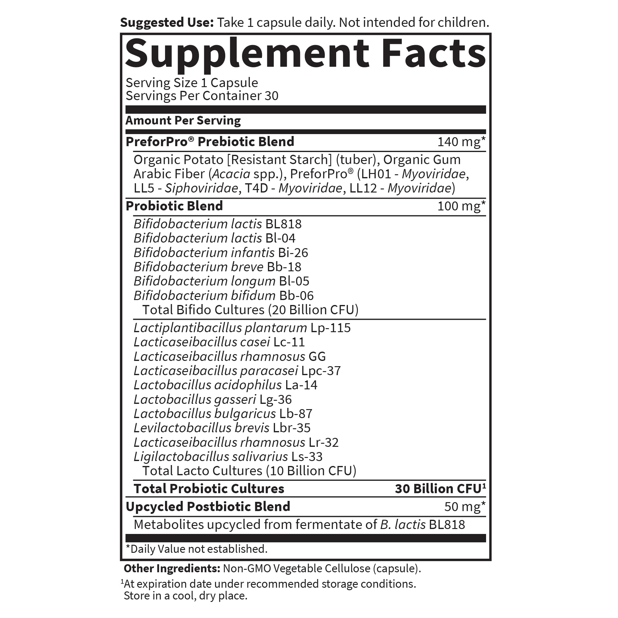 Garden of Life Dr. Formulated Daily Wellness Probiotic

