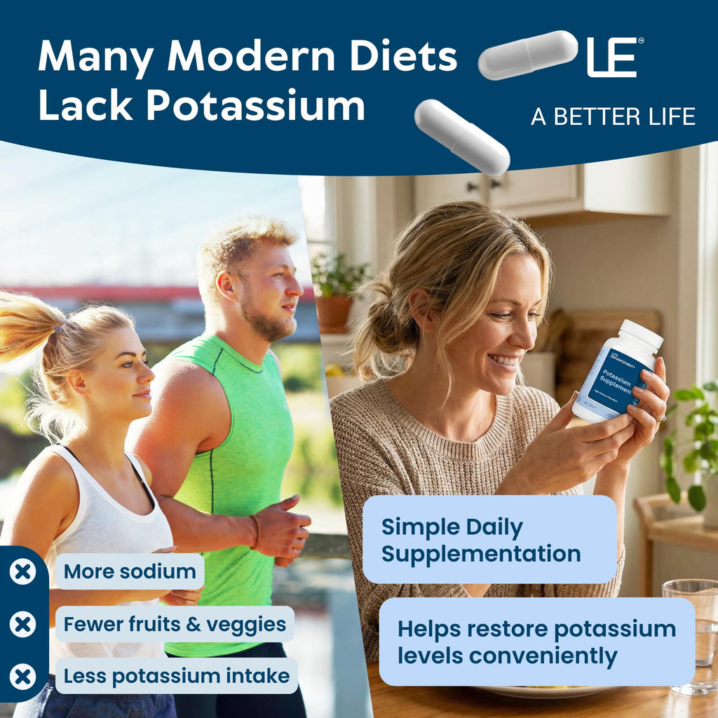 Life Enhancement Potassium Supplement 1020 mg

