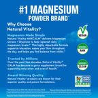 Natural Vitality Magnesium Powder MaxCalm

