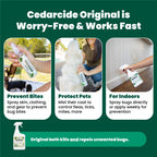 Cedarcide Original Cedar Oil Bug Spray | Indoor Pest

