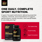 GNC Mega Men Sport Multivitamin | Timed Release Formula

