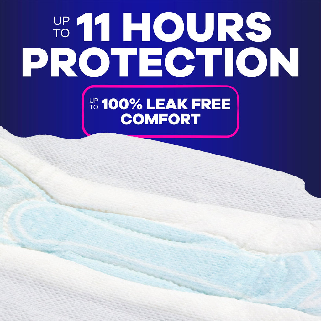 Always Maxi Overnight Pads with Wings Extra Heavy Unscented

