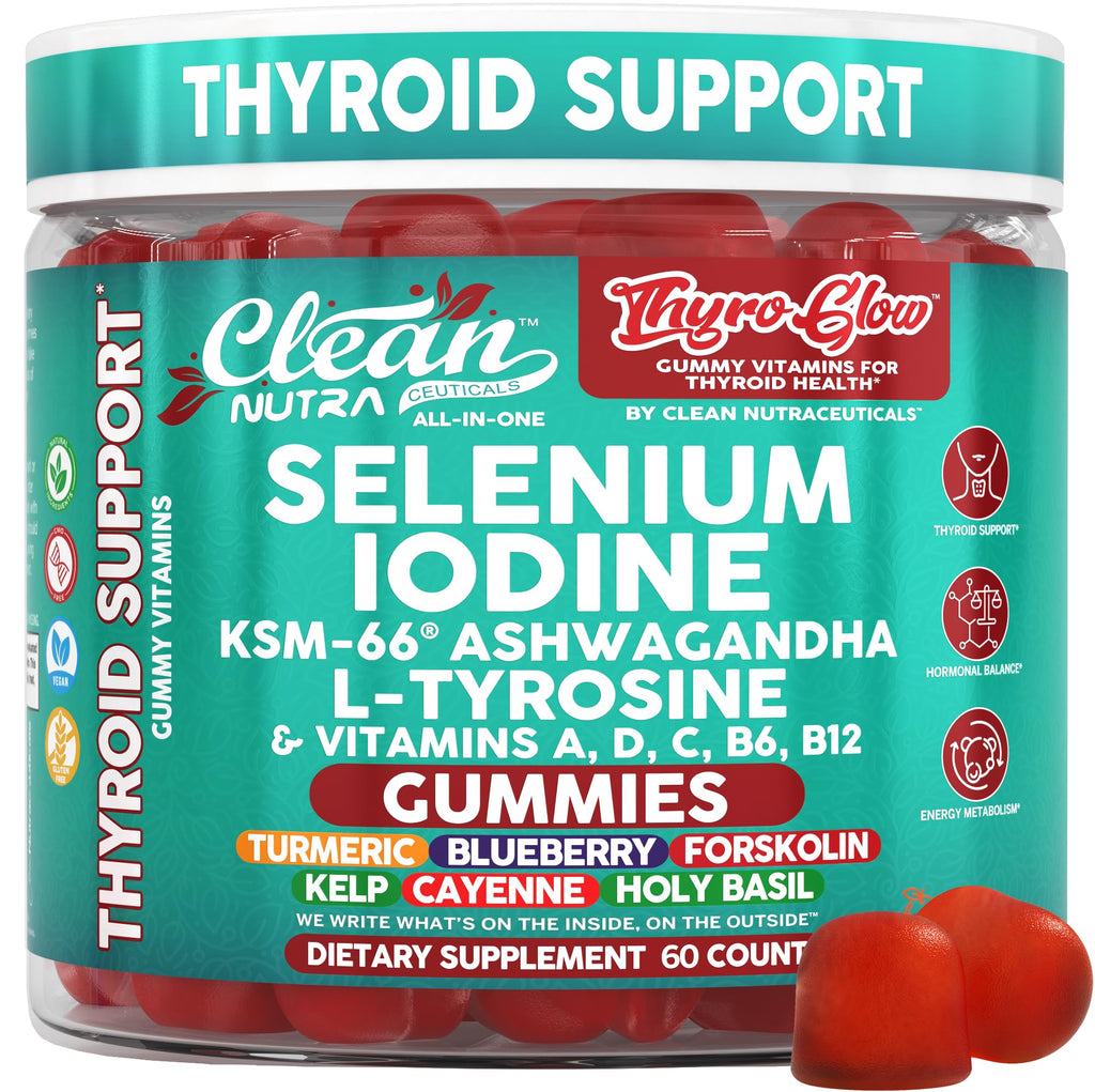 Clean Nutra ThyroGlow Thyroid Support Gummies


