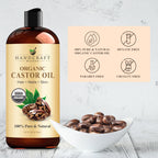 Handcraft Blends Castor Oil Wrap | Easy Topical Care

