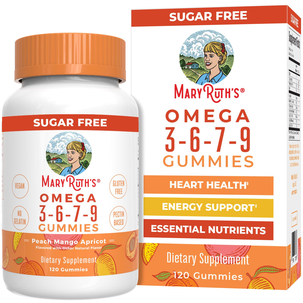 MaryRuth Organics Vegan Omega 3-6-7-9 Gummies

