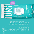 Nice 'N Clean Flushable Wipes - Plant-Based Fibers

