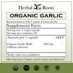 Herbal Roots Garlic Pills for Immune Support

