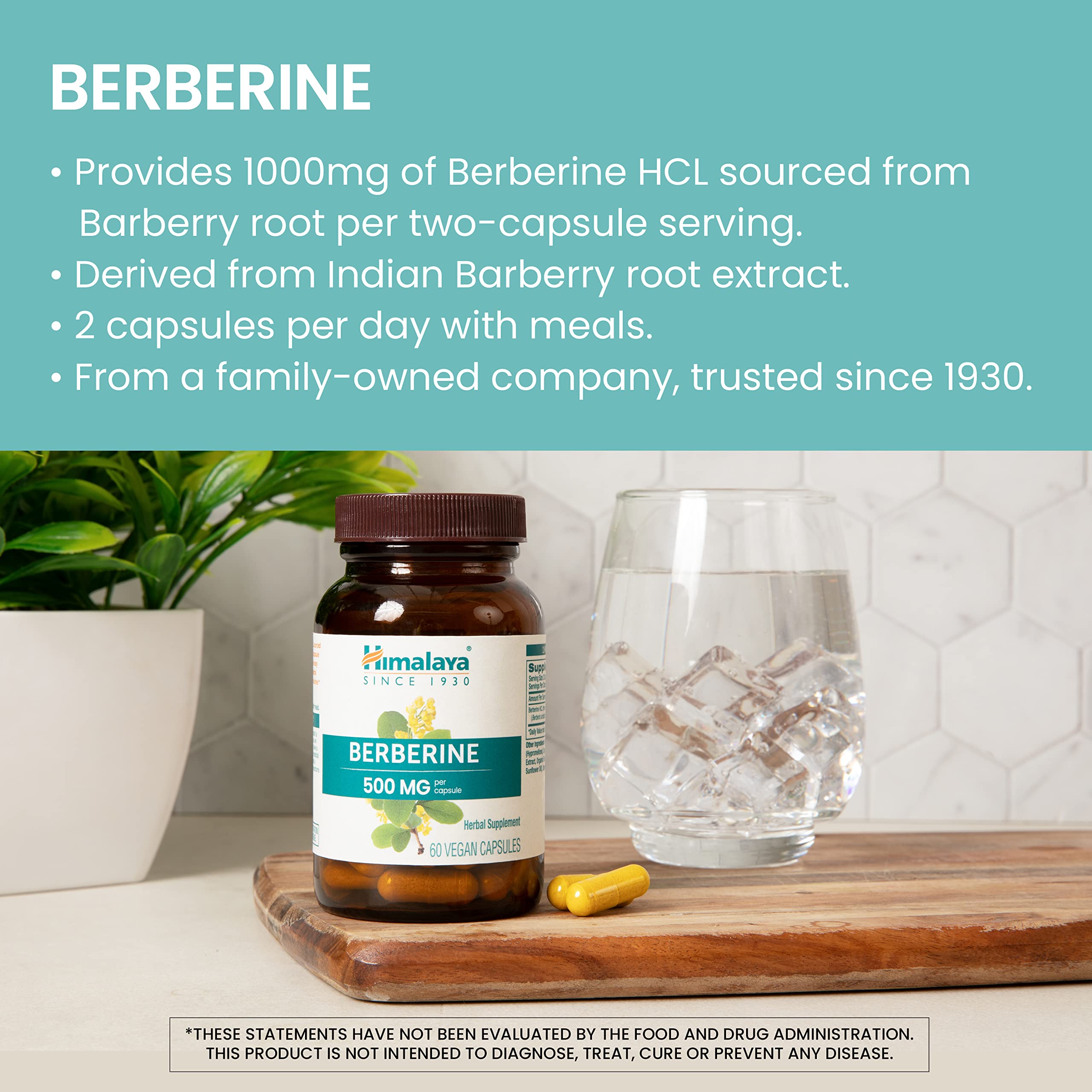 Himalaya Berberine HCL Supplement - Immune & Digestive

