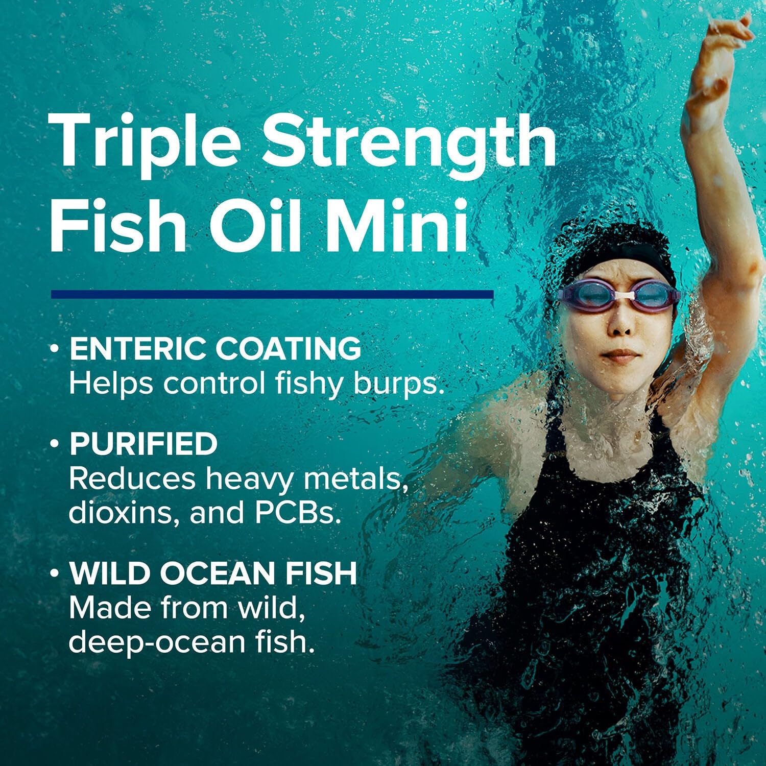 GNC Fish Oil Mini Omega-3 for Heart & Brain

