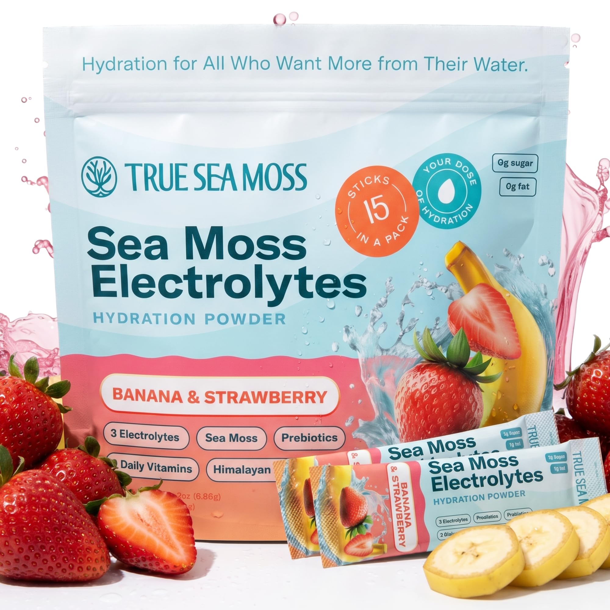 TrueSeaMoss Electrolyte Powder - Hydration & Recovery