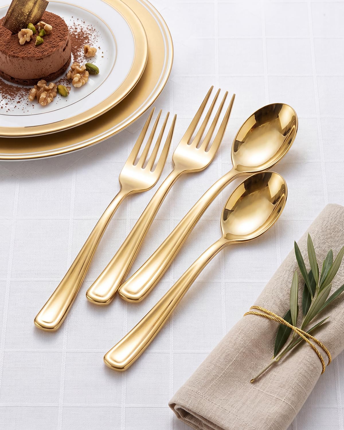 Plastic Cutlery Set – Disposable Heavy-Duty BPA Free

