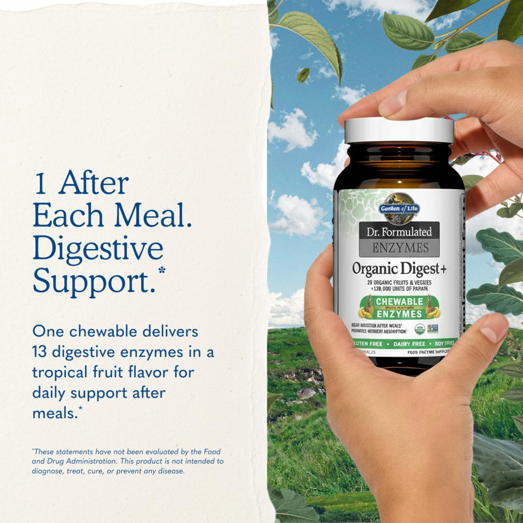 Garden of Life Digestive Enzymes with Papain and Lipase

