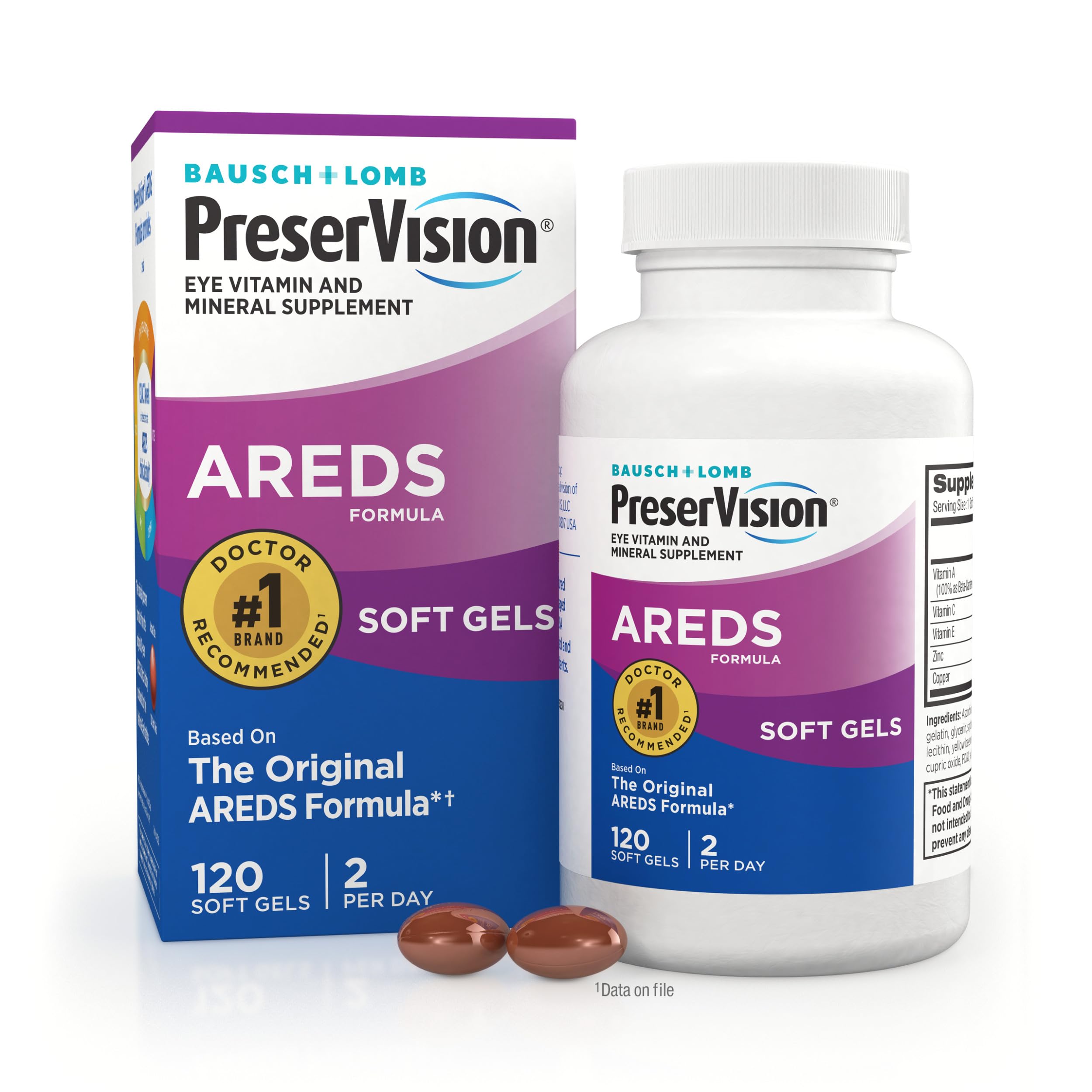 PreserVision AREDS Eye Vitamins by Bausch and Lomb

