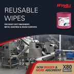 WypAll PowerClean X80 Heavy Duty Cloths | Industrial Cleaning

