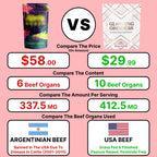 Beef Organ Superfood for Women – Grass-Fed USA | 3rd-Party Tested

